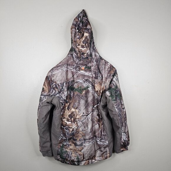 Field & Stream Jacket Hydroproof Ultra REALTREE Camo Hunting Rain coat youth L - Picture 3 of 9